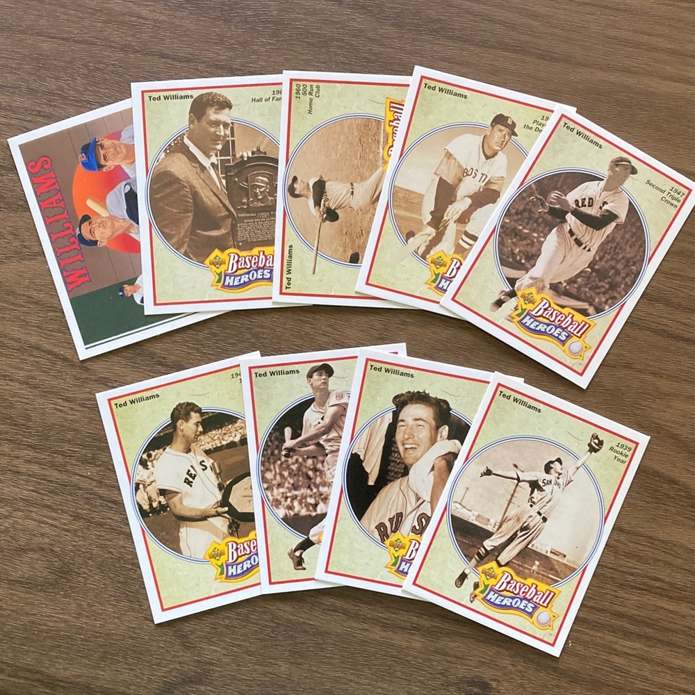 Baseball Heroes Ted Williams Card